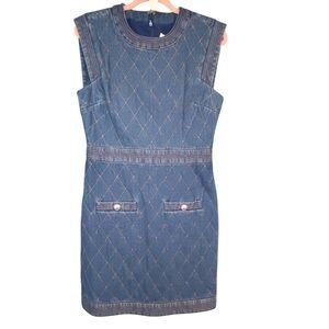 V Veronica Beard Ginny Dress Denim